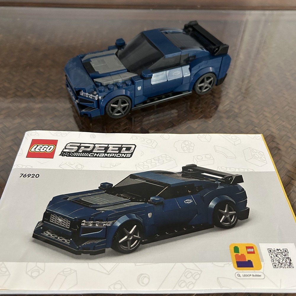 LEGO Speed Champions Ford Mustang Dark Horse Sports Car (76920)